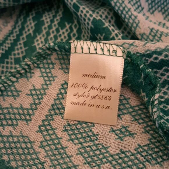 Blue rain Aztec design top - Picture 8 of 8